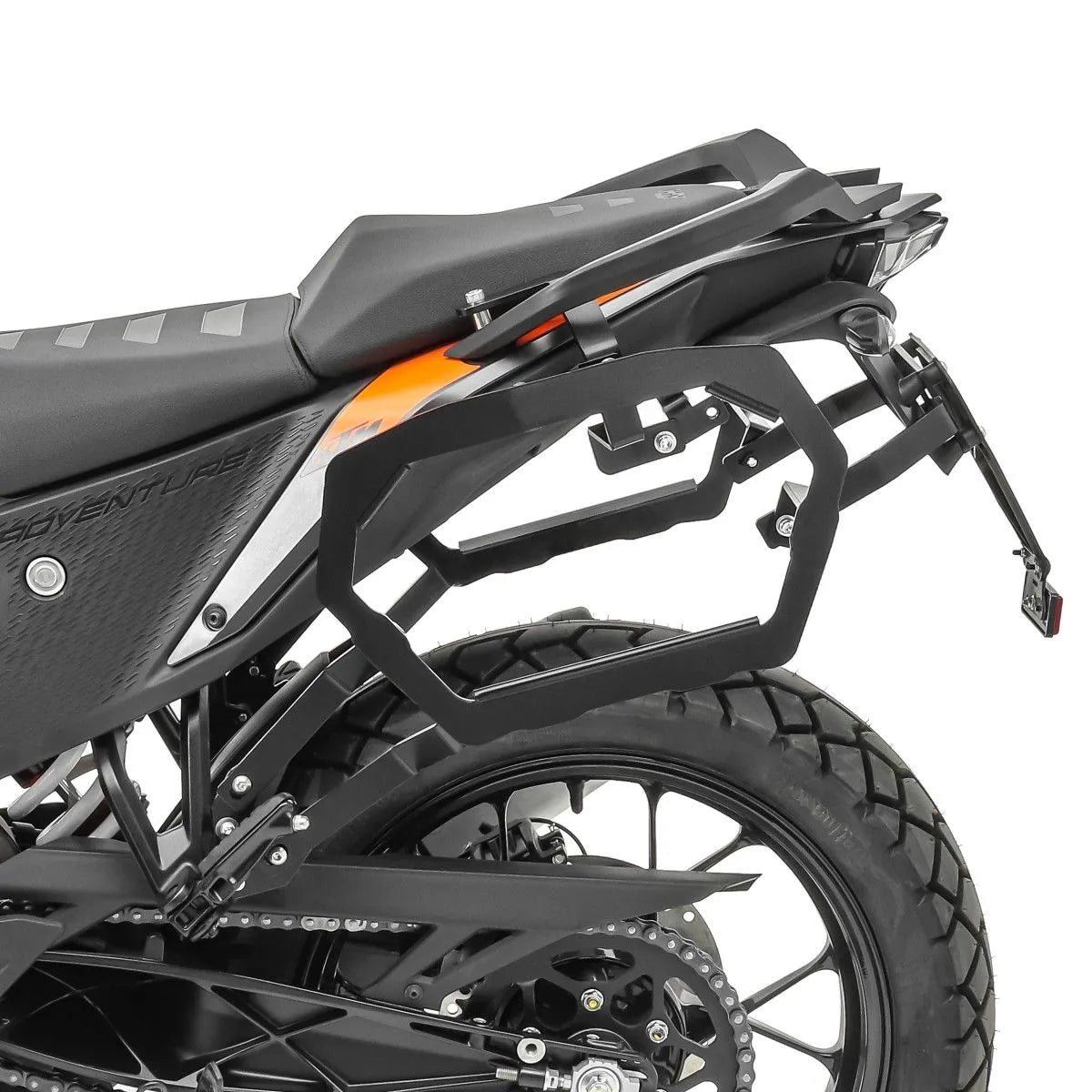 Set suport pentru genti laterale compatibil cu KTM 390 Adventure 20-24, Negru
