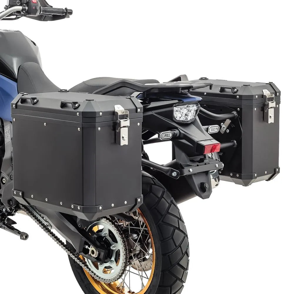 Set suport pentru genti laterale compatibil cu Suzuki V-Strom 800 23-24, Negru