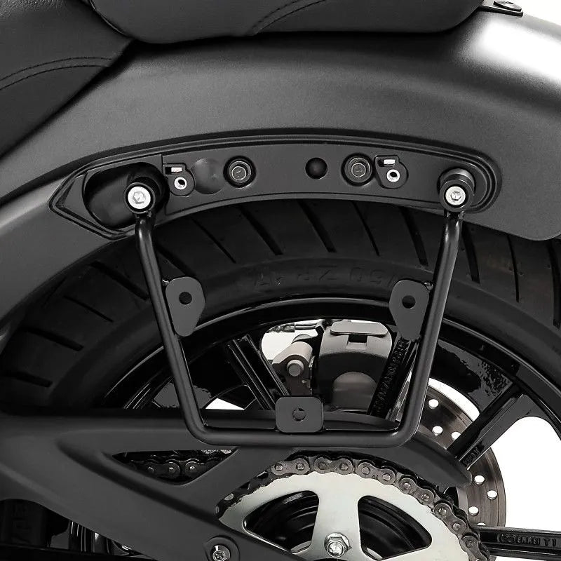 Suport pentru genti laterale, partea stanga, compatibil cu Kawasaki Vulcan S / Café 15-24, Negru
