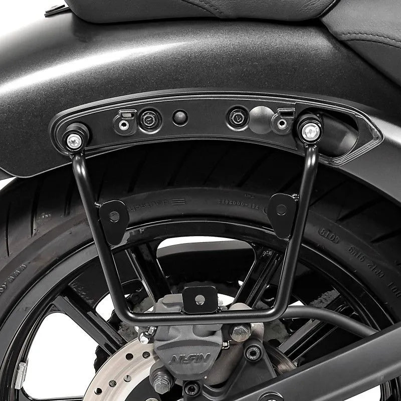 Suport pentru genti laterale, partea dreapta, compatibil cu Kawasaki Vulcan S / Café 15-24, Negru