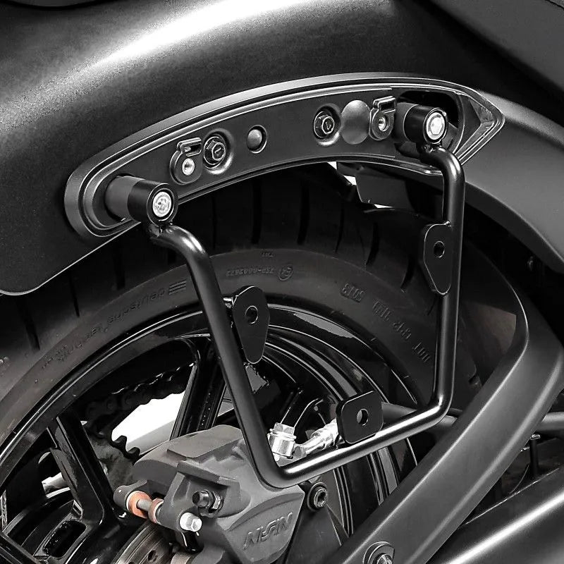 Suport pentru genti laterale, partea dreapta, compatibil cu Kawasaki Vulcan S / Café 15-24, Negru