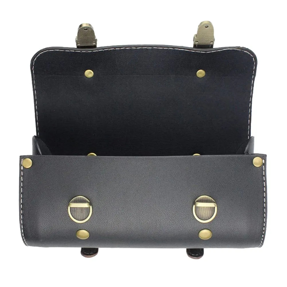 Geantă de scule pentru motocicletă, Chopper Retro Scramble, Craftride WT1, neagra