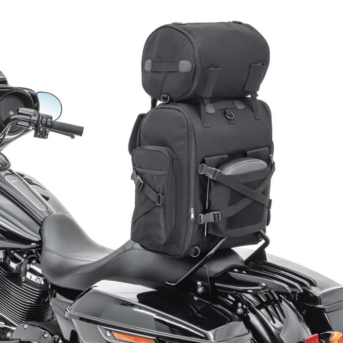 Montaj geantă pe sissy bar motocicletă cruiser
