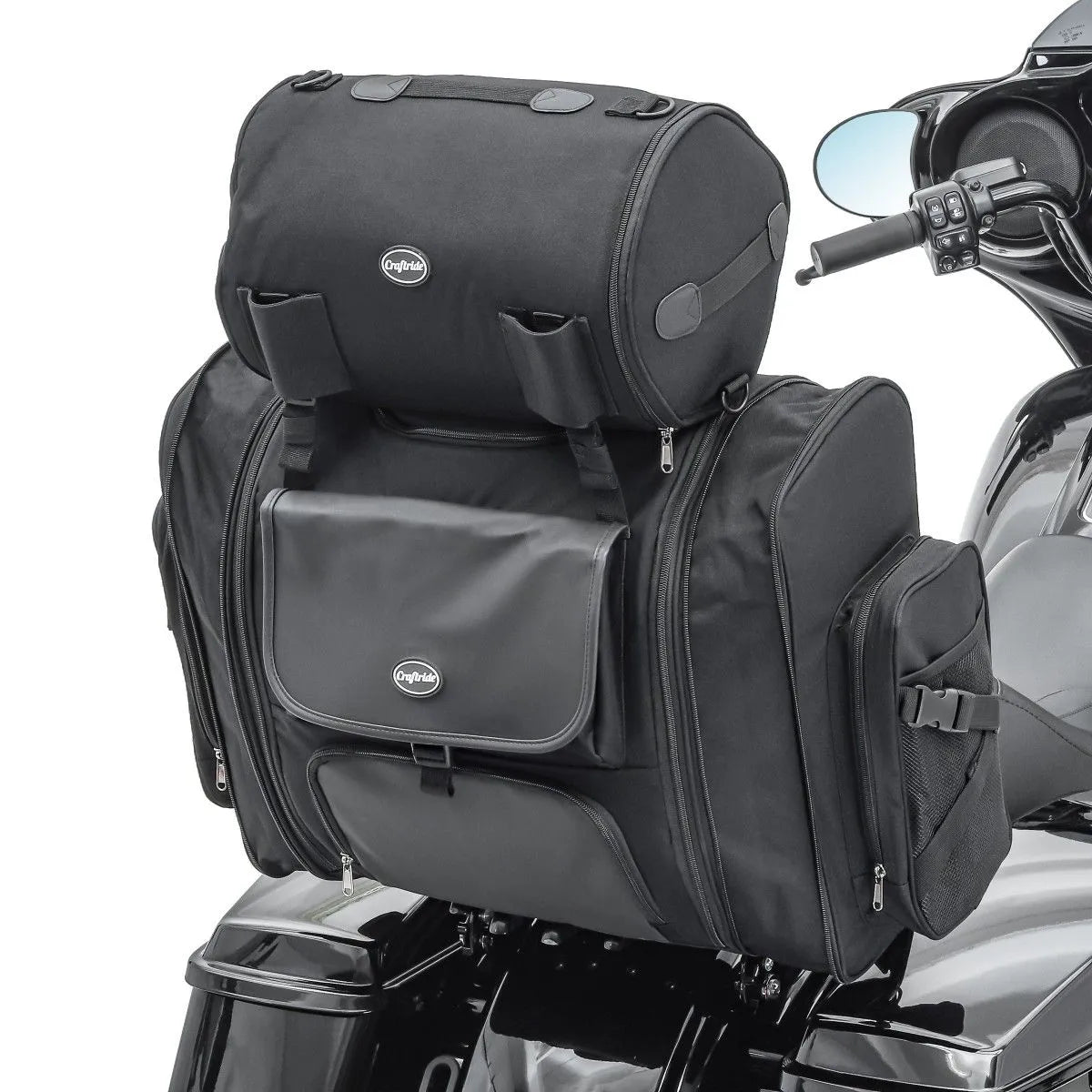 Geanta Sissybar compatibil cu Custombike SG / Geantă spate Special Craftride SXL