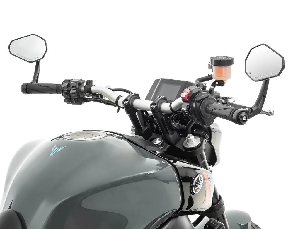 Oglinzi pentru motocicleta Zaddox SP6 , Universal, Negru