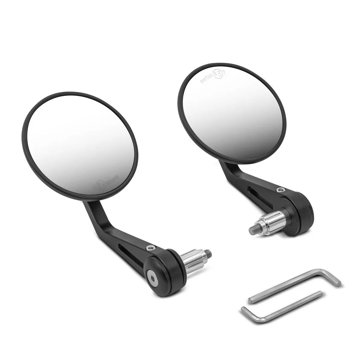Oglinzi pentru motocicleta E-mark Zaddox SP8, Negru