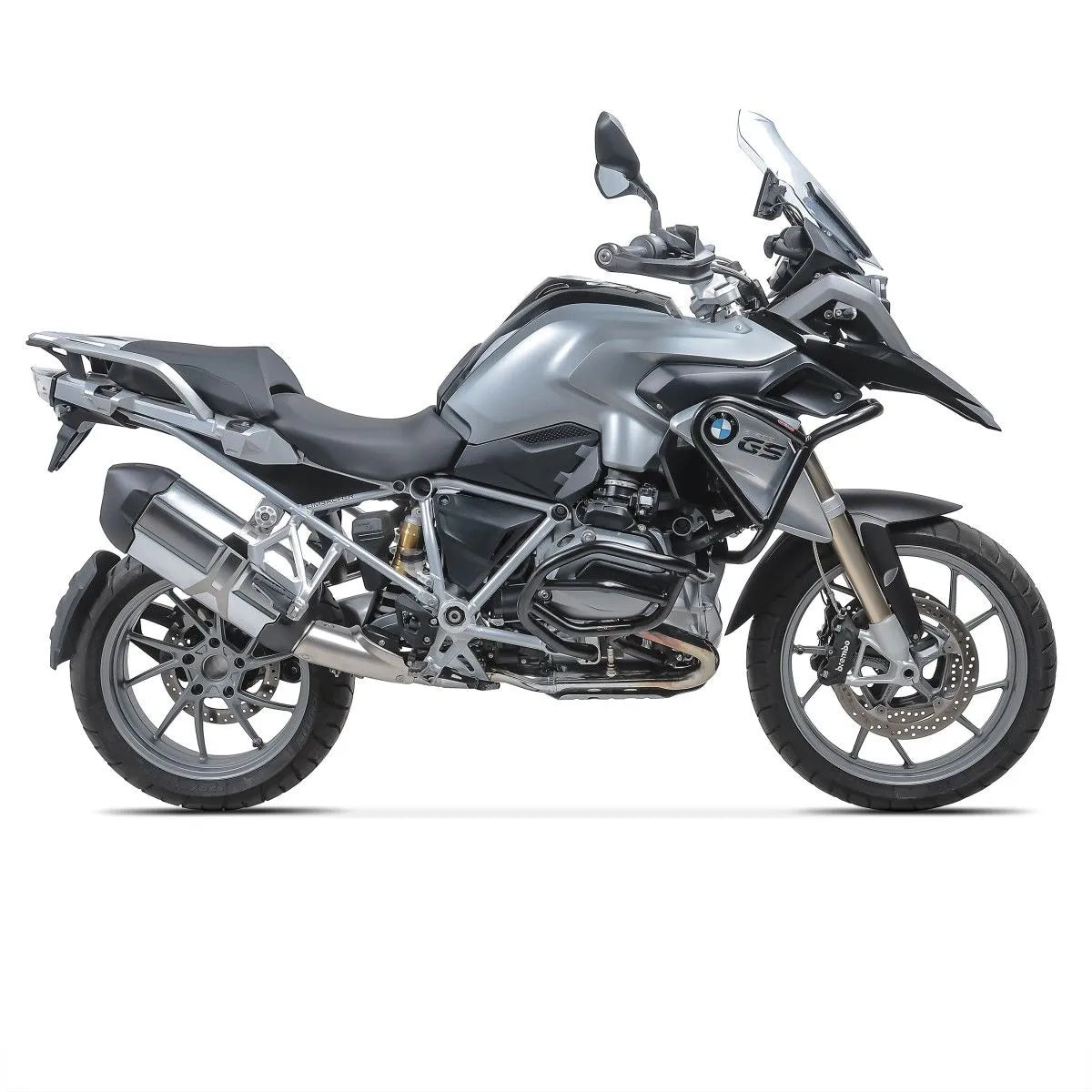 Set protectie motor + geanta pentru crashbar set pentru BMW R 1200 GS 13-16, Negru