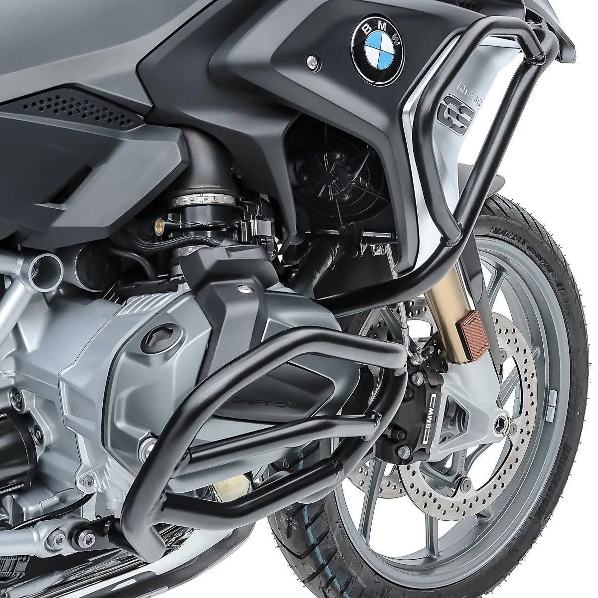 Set protectie motor + geanta pentru crashbar set pentru BMW R 1200 GS Rallye 17-18 , Negru