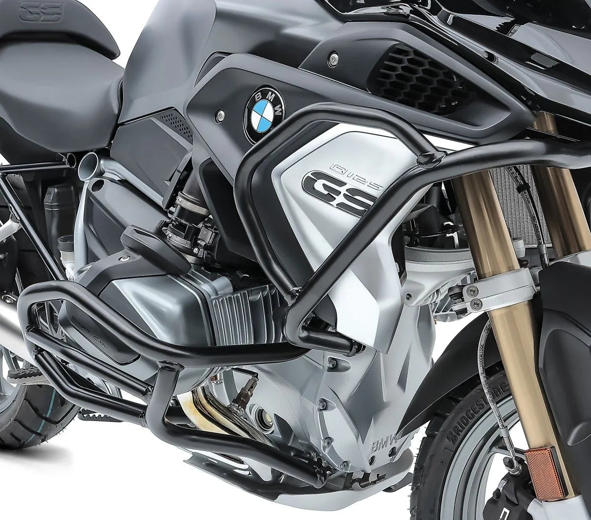 Set protectie motor + geanta pentru crashbar set pentru BMW R 1200 GS Rallye 17-18 , Negru