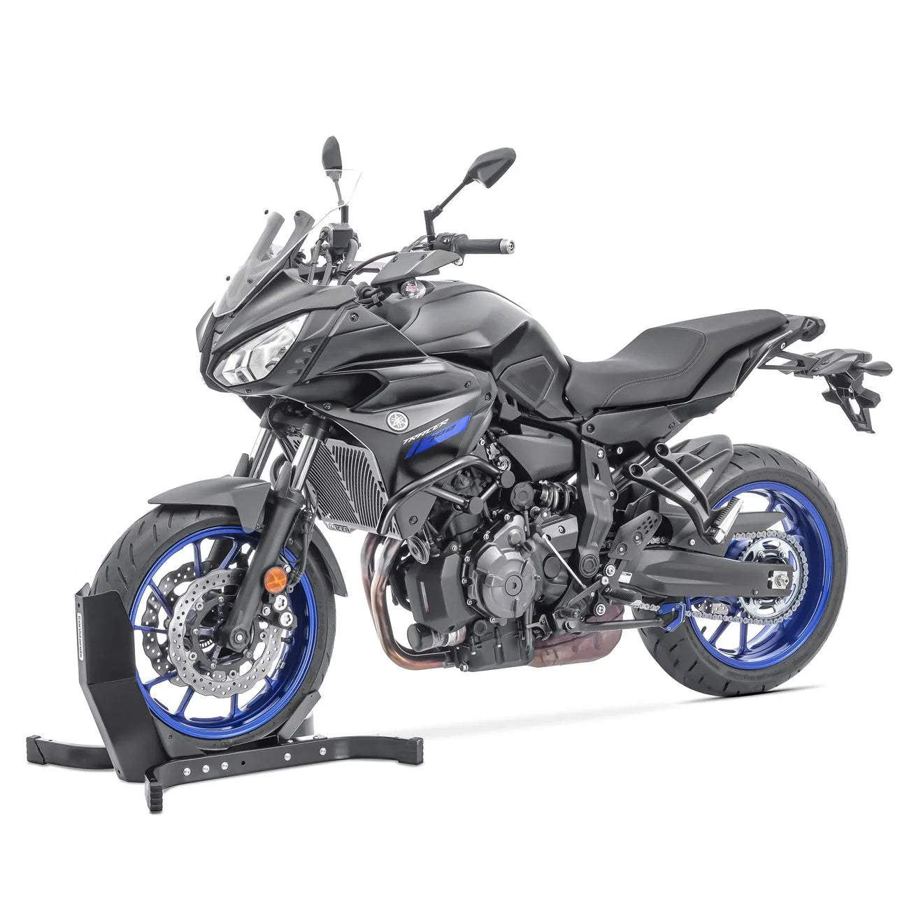Crash bar pentru Yamaha MT-07 Tracer 700 16-19 , central , Negru Protectie motor