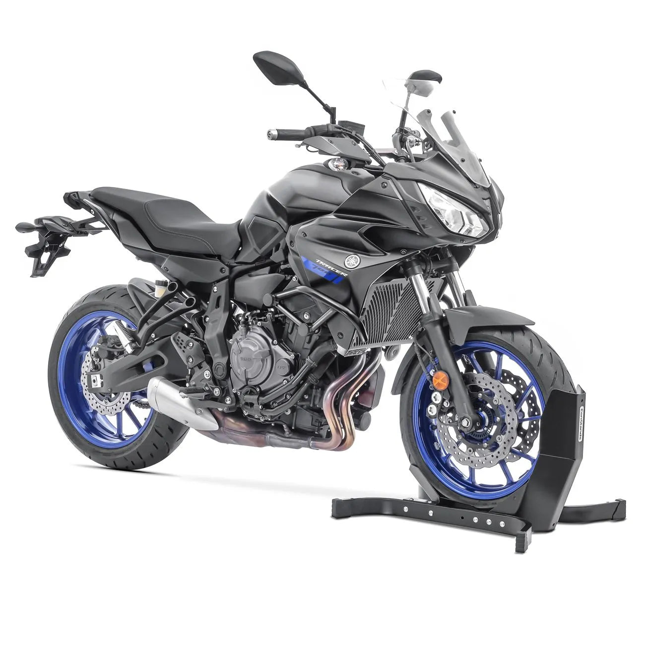 Crash bar pentru Yamaha MT-07 Tracer 700 16-19 , central , Negru Protectie motor