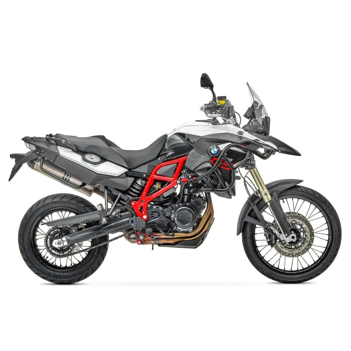 Crash bar pentru BMW F 800 GS 08-12, Negru, Protecție rezervor