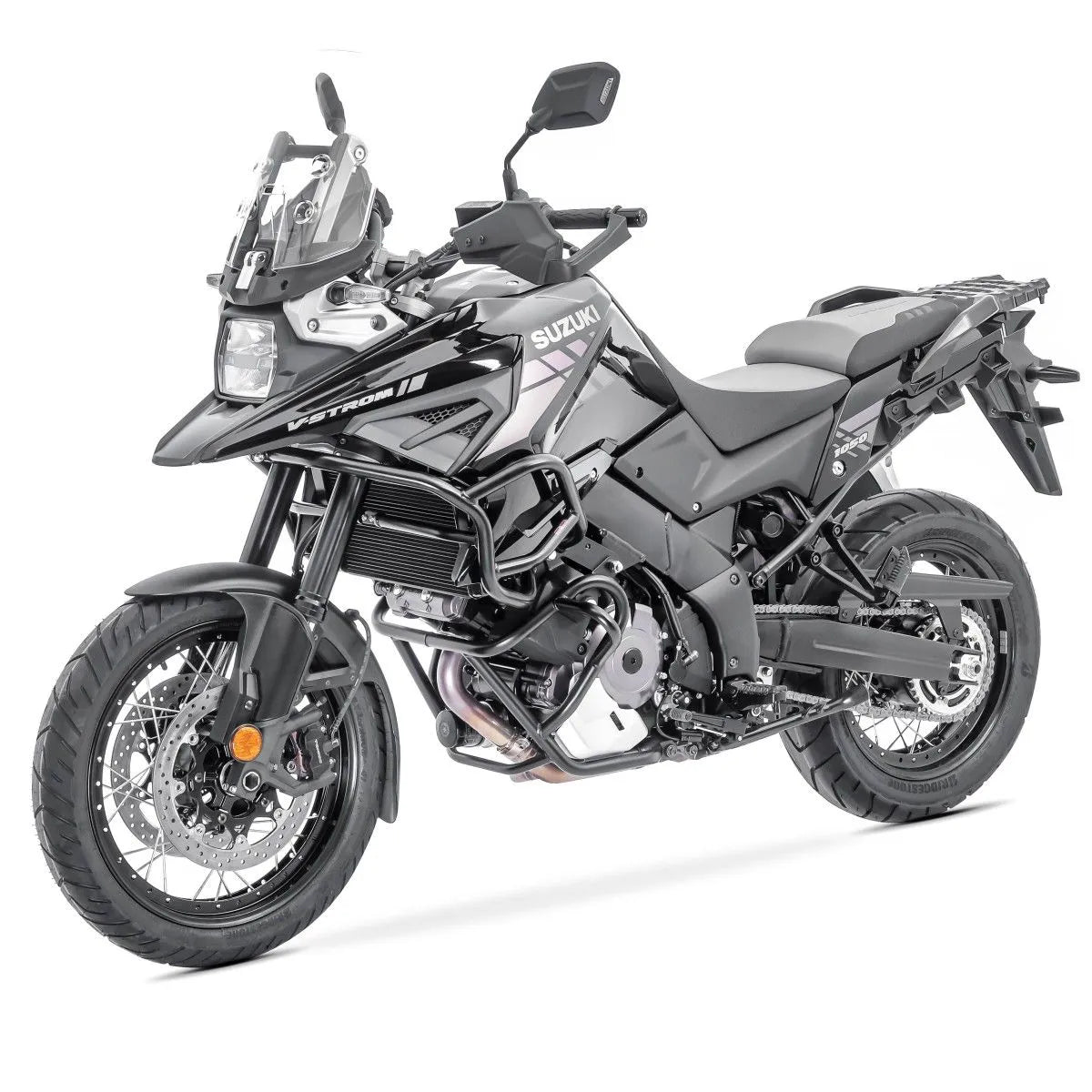 Set protectie motor + geanta pentru crashbar set pentru Suzuki V-Strom 1050 / XT 20-24 , Negru