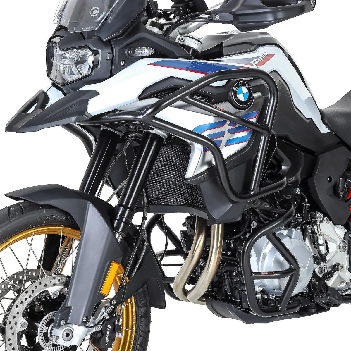 Set protectie motor + geanta pentru crashbar set pentru  BMW F 850 GS / F 750 GS 18-21, Negru