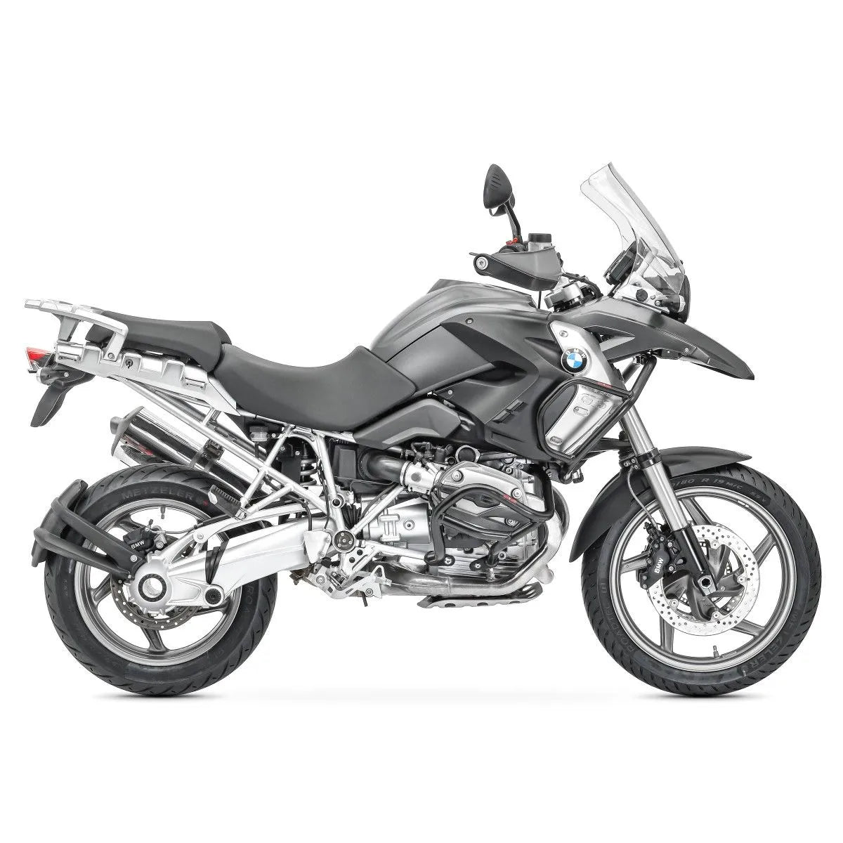 Set protectie motor + geanta pentru crashbar set pentru BMW R 1200 GS 08-12, Negru