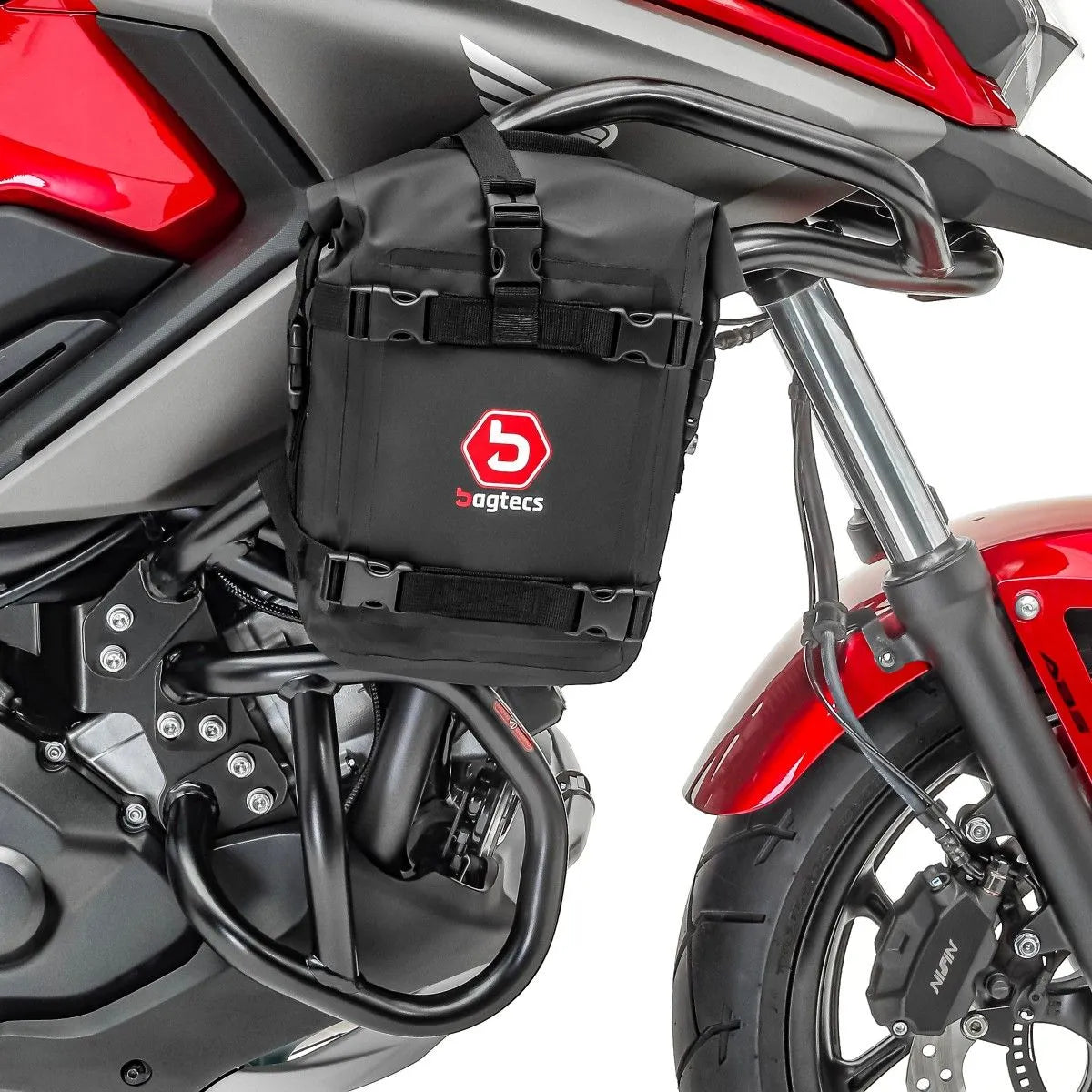 Set protectie motor + geanta pentru crashbar set pentru Honda NC 750 X / 700 X 12-20, Negru