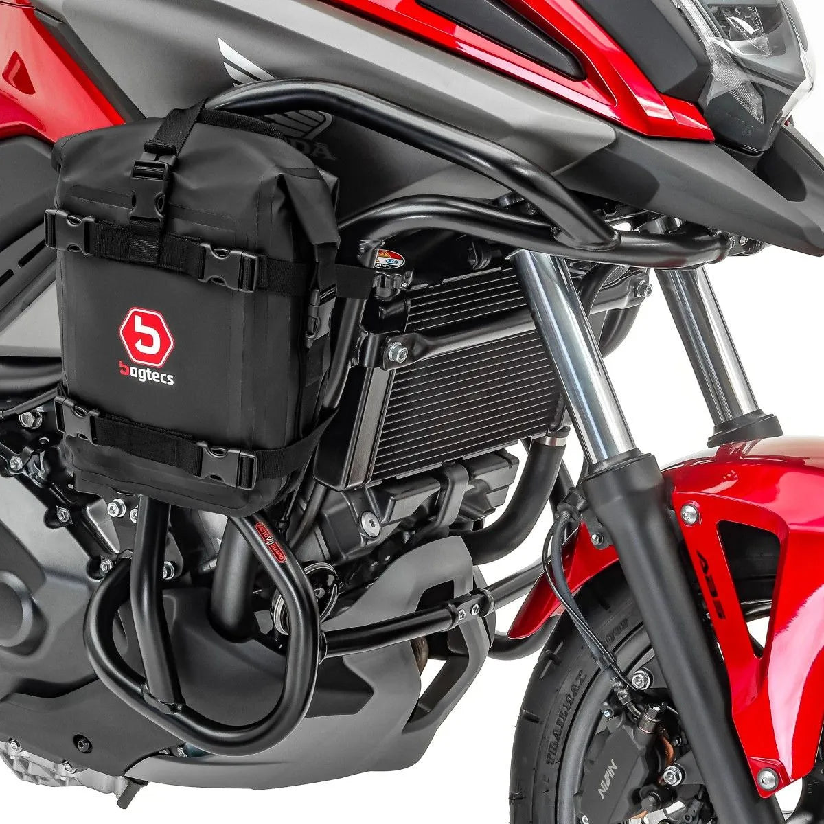 Set protectie motor + geanta pentru crashbar set pentru Honda NC 750 X / 700 X 12-20, Negru