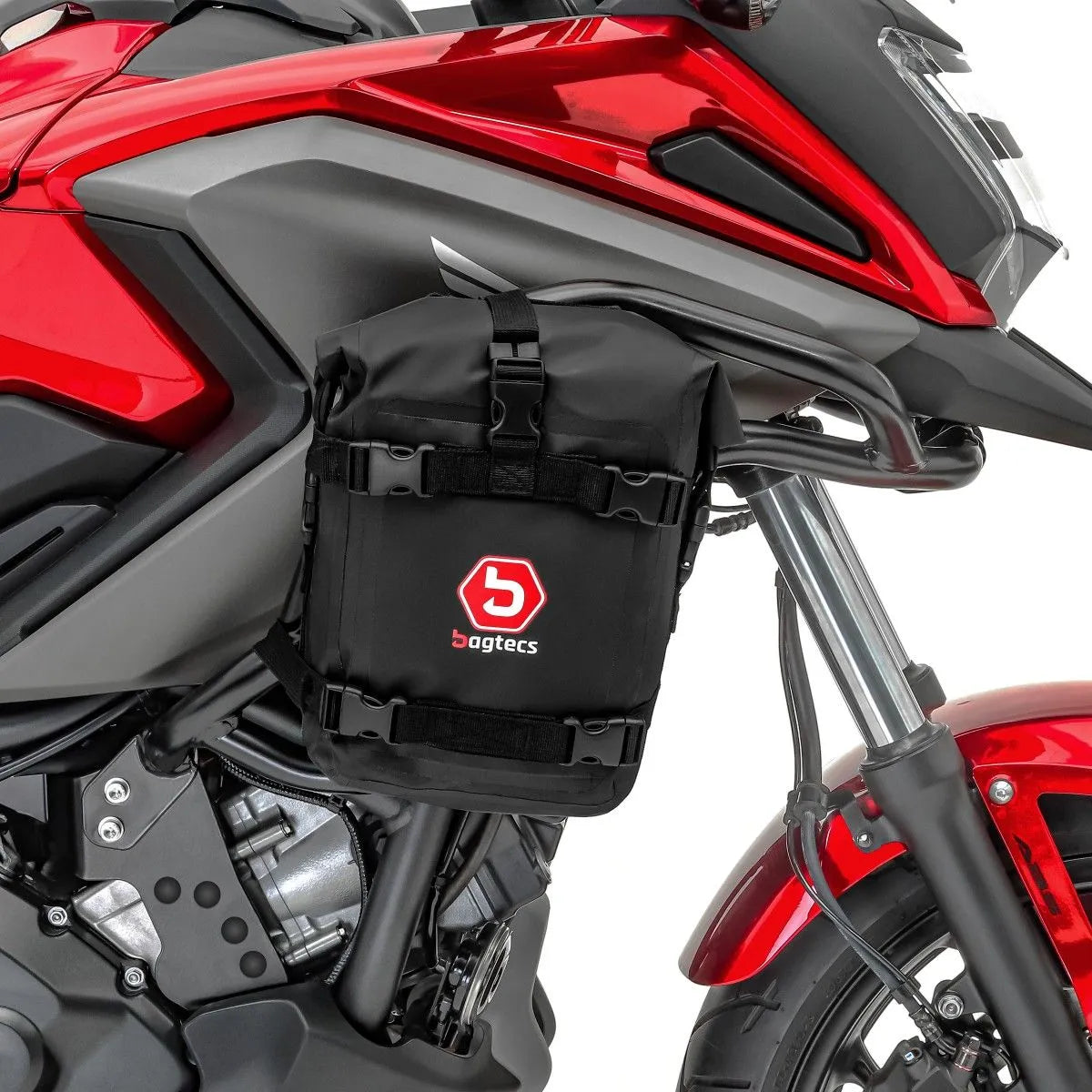 Set protectie motor + geanta pentru crashbar set pentru Honda NC 750 X / 700 X 12-20 , Negru