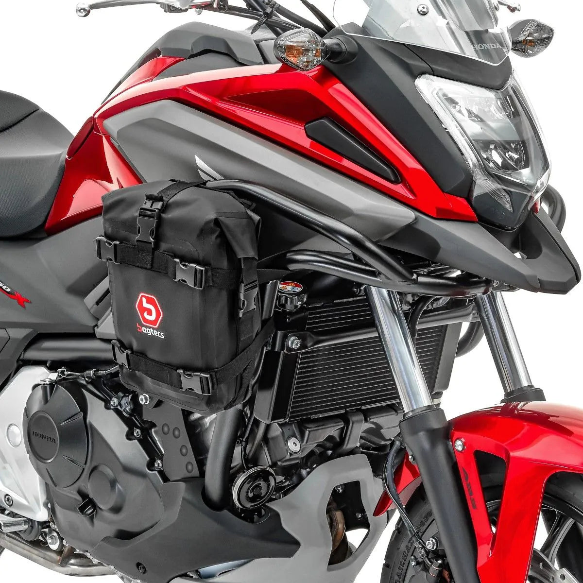 Set protectie motor + geanta pentru crashbar set pentru Honda NC 750 X / 700 X 12-20 , Negru