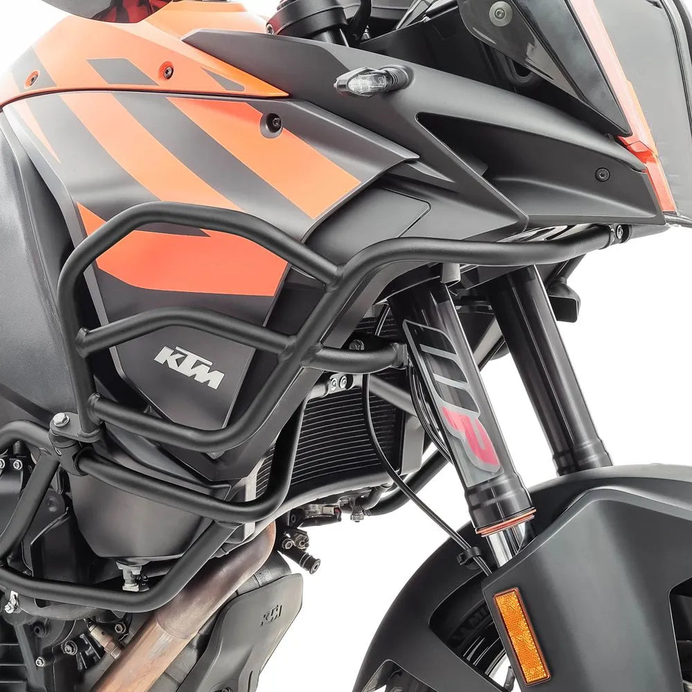 Set protectie motor + geanta pentru crashbar set pentru KTM 1050 Adventure 15-16 , Negru