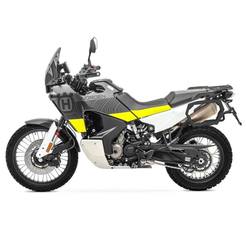 Set suport pentru genti laterale compatibil cu Husqvarna Norden 901 21-24, Negru