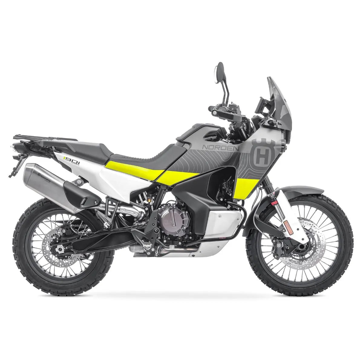 Crash bar pentru Husqvarna Norden 901 21-24, Partea de jos, Negru Protectie motor