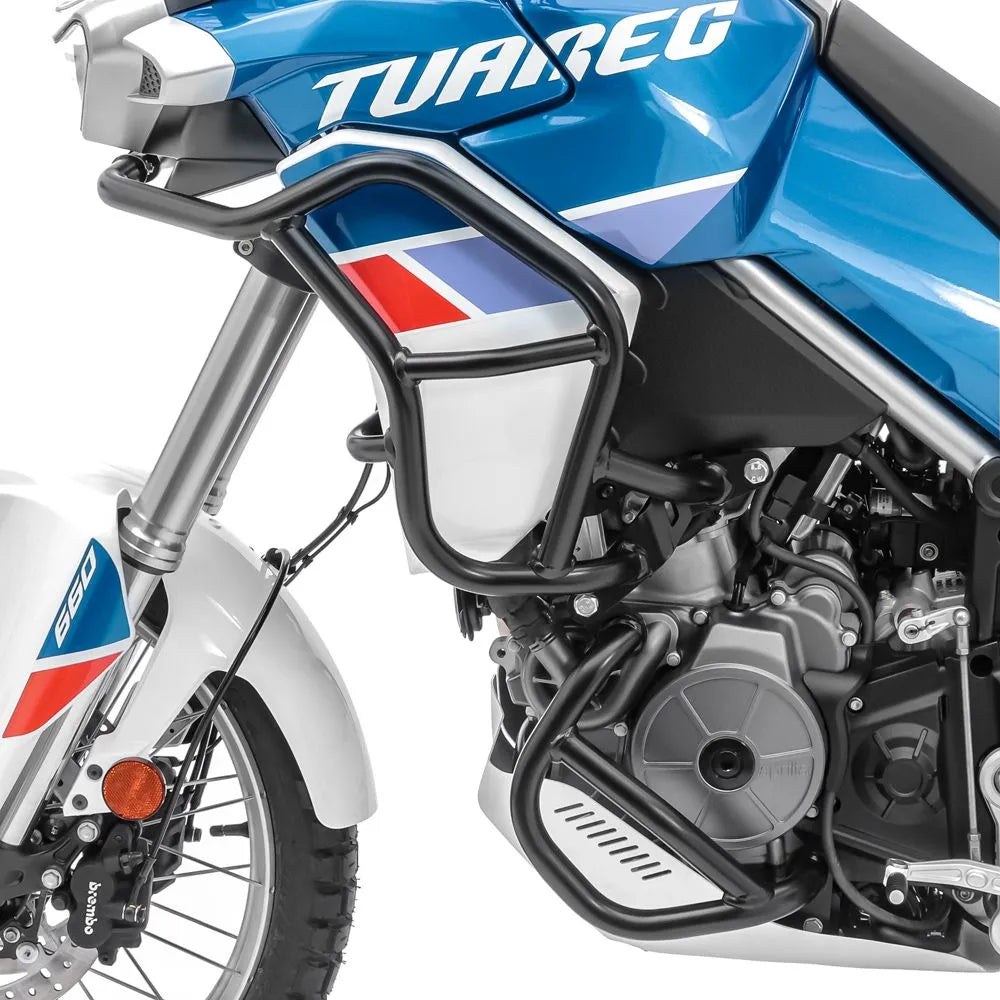 Set protectie motor + geanta pentru crashbar set pentru Aprilia Tuareg 660 22-24 , Negru