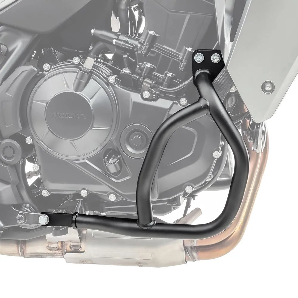 Crash bar pentru Honda Transalp XL 750 23-24, Partea de jos, Negru Protectie motor
