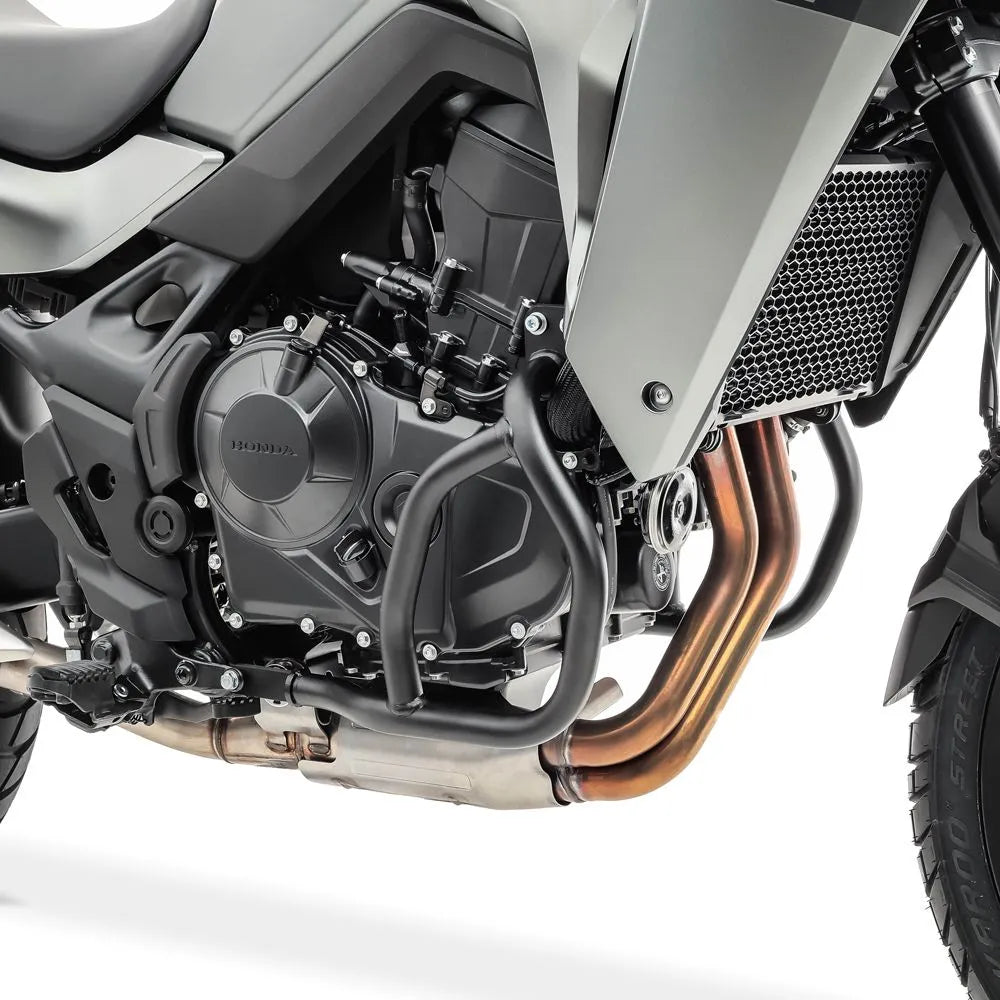 Crash bar pentru Honda Transalp XL 750 23-24, Partea de jos, Negru Protectie motor