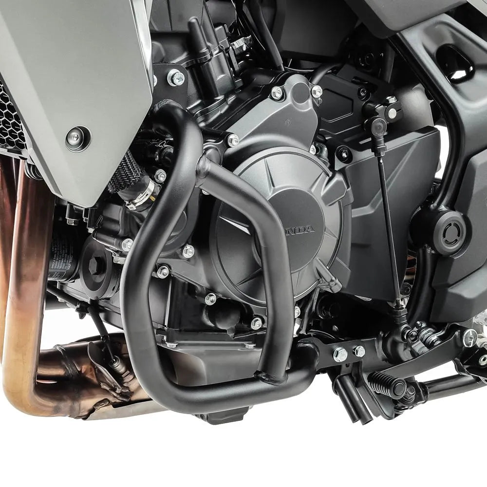 Crash bar pentru Honda Transalp XL 750 23-24, Partea de jos, Negru Protectie motor