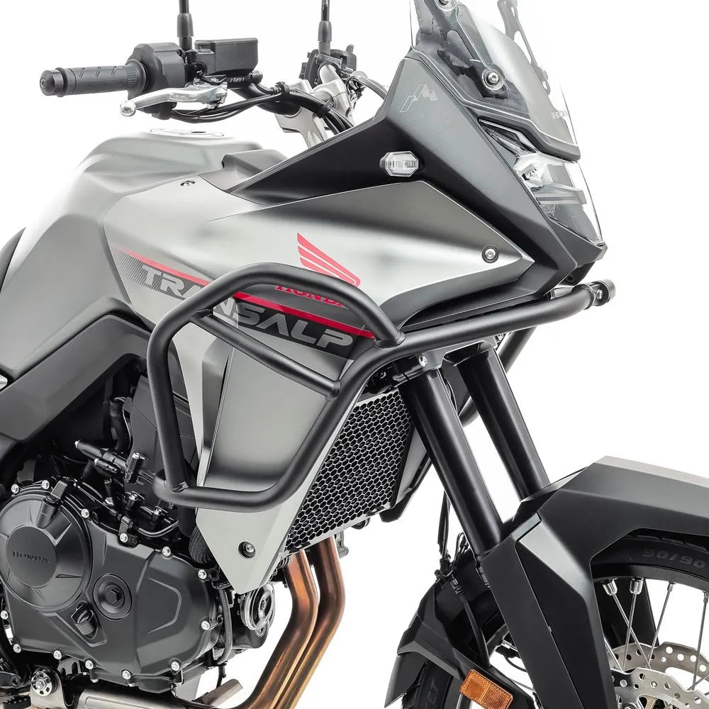 Crash bar pentru Honda Transalp XL 750 2023, Partea de sus, Negru Protectie motor