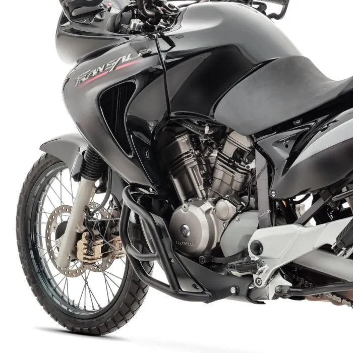 Crash bar pentru Honda Transalp XL 650 V 00-07, Partea Inferioara, Negru Protectie motor