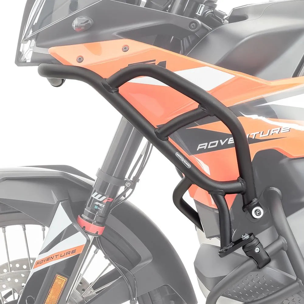 Crash bar pentru KTM 790 / 890 Adventure / R 23-24 Partea superioara, Negru Protectie motor