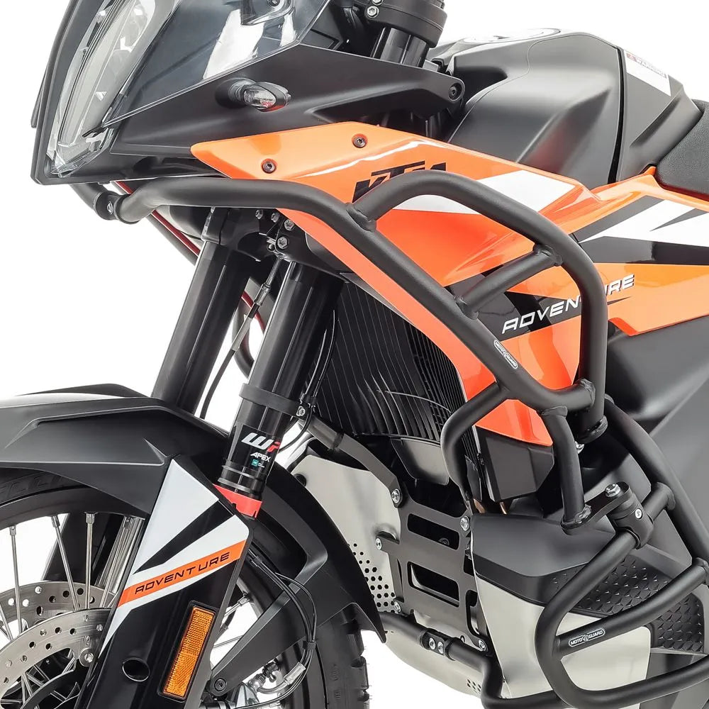 Crash bar pentru KTM 790 / 890 Adventure / R 23-24 Partea superioara, Negru Protectie motor