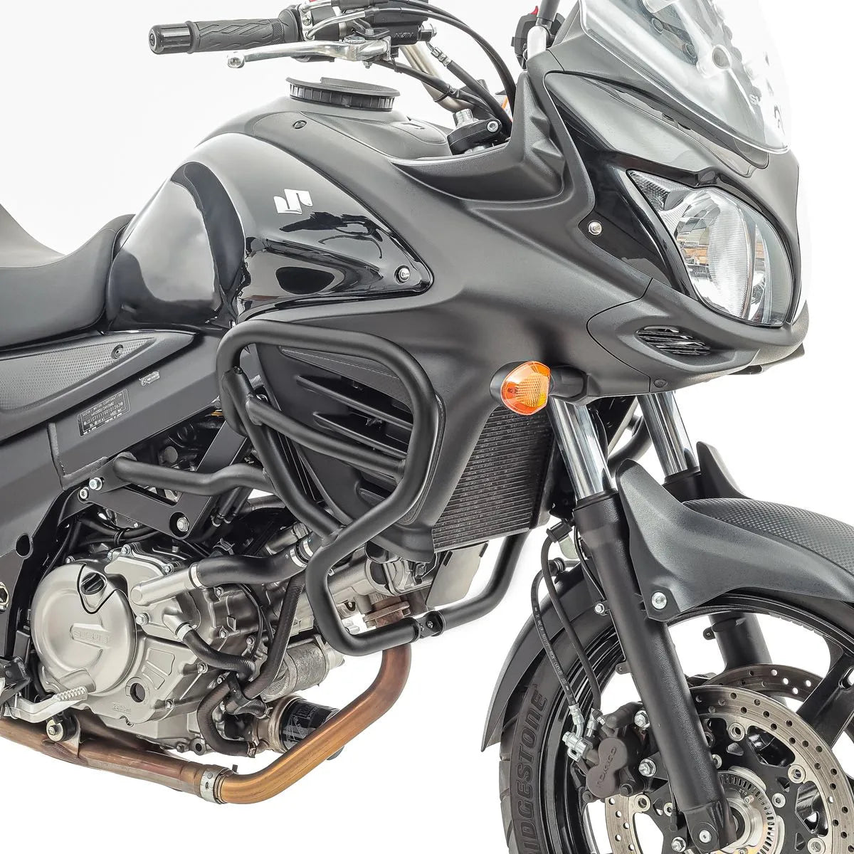 Crash bar pentru Suzuki V-Strom 650 / XT 11-24, Partea de sus, Negru Protectie motor