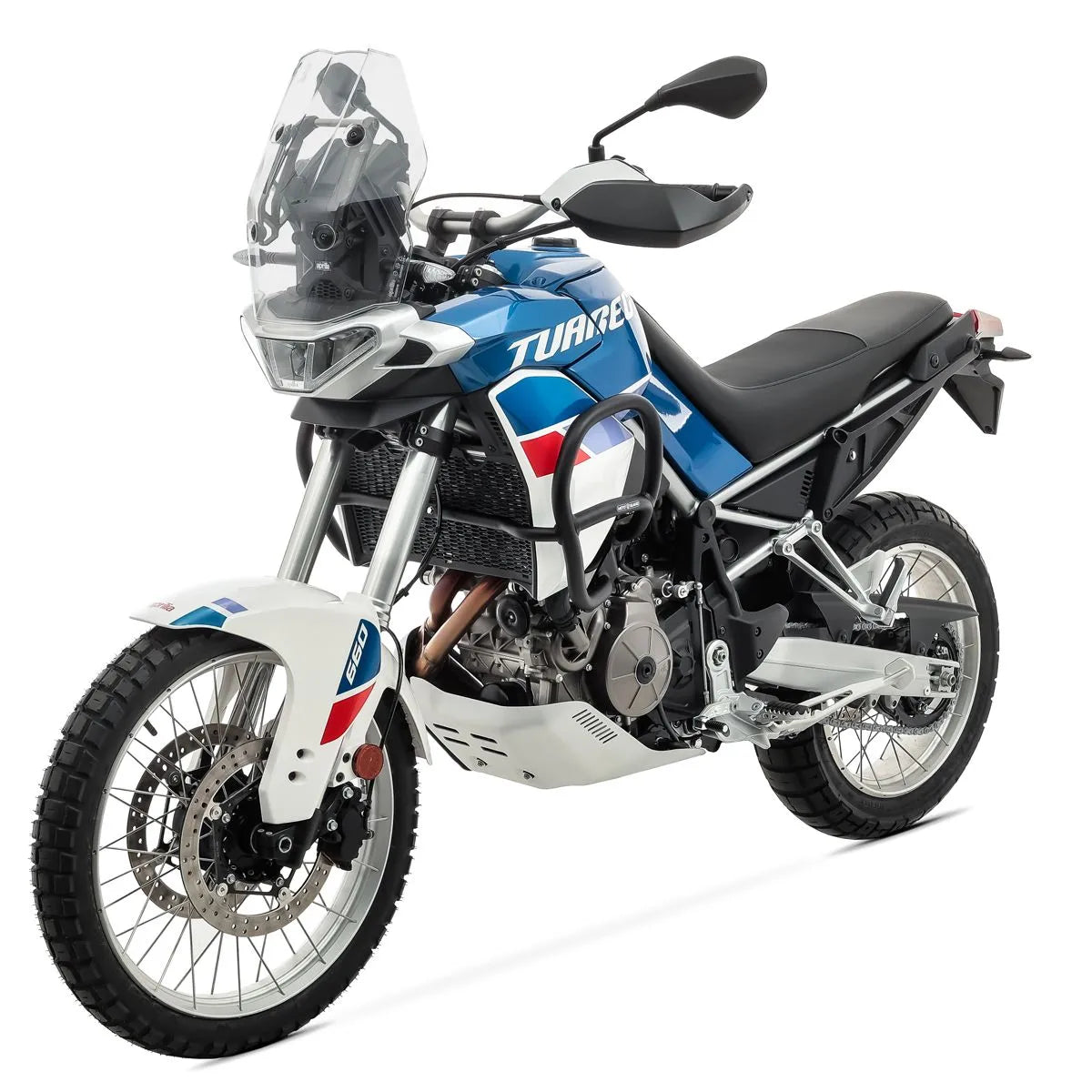 Crash bar pentru Aprilia Tuareg 660 22-24, Negru Protectie motor