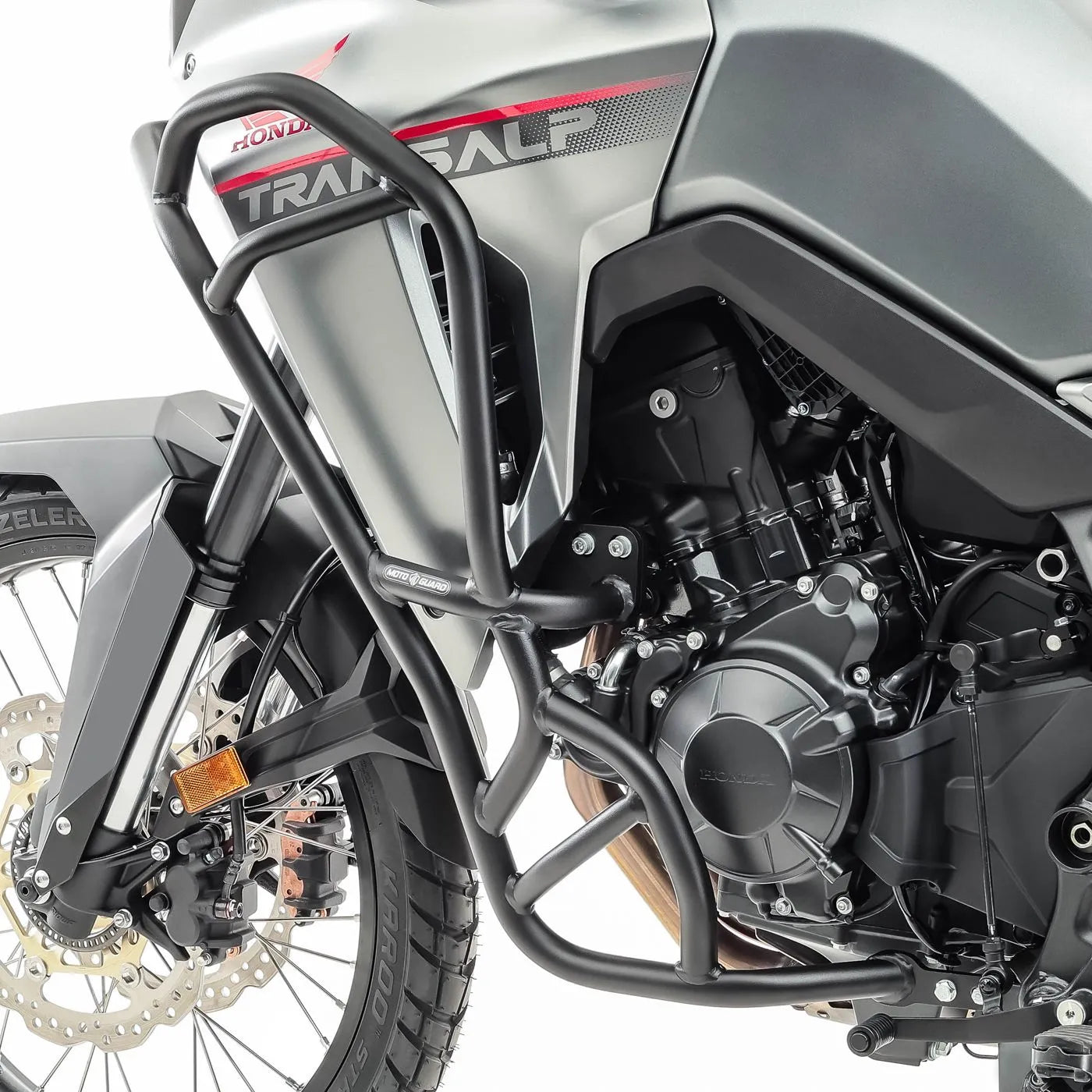 Crash bar pentru Honda Transalp XL 750 23-24 , Negru Protectie motor KT12 - BF