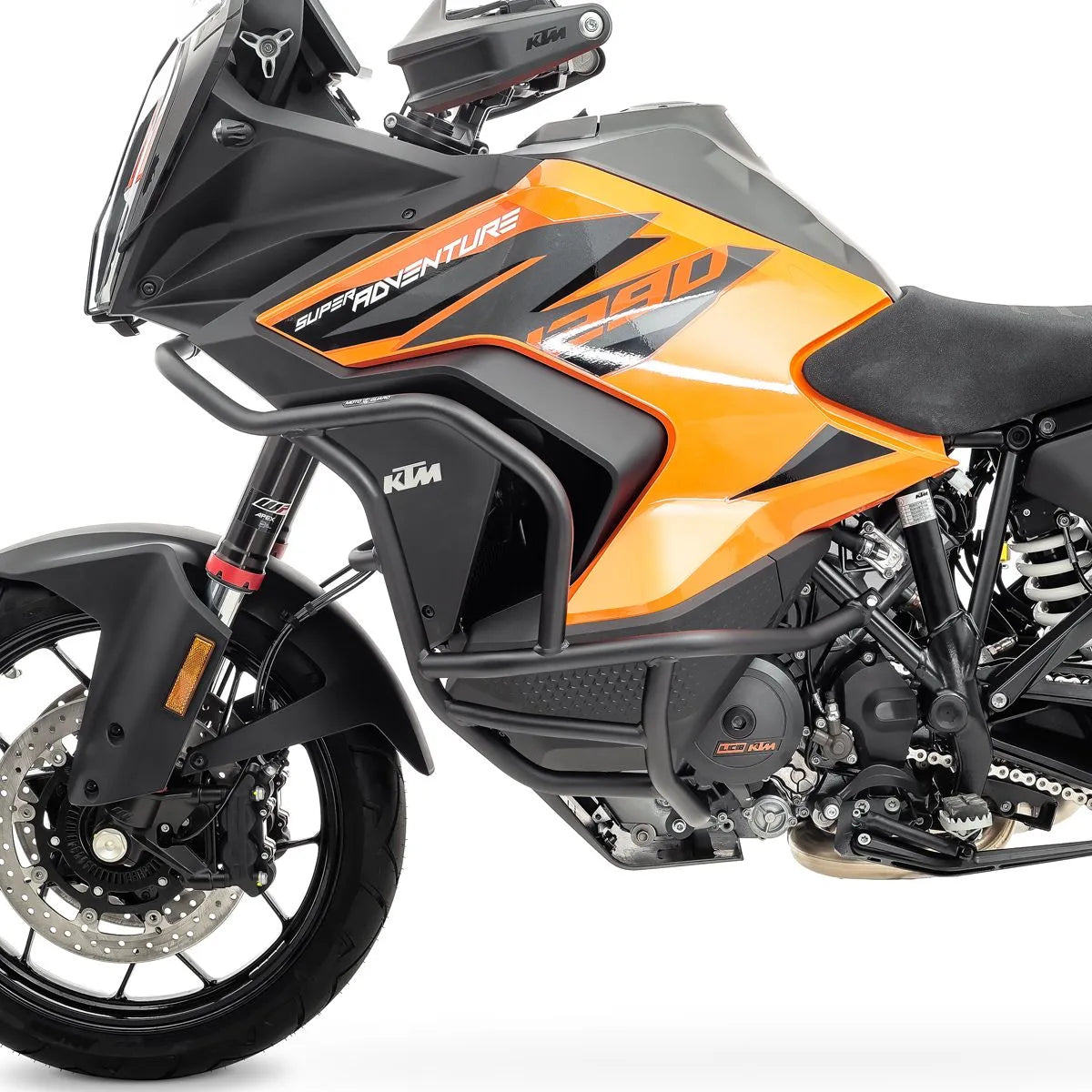 Crash bar pentru KTM 1290 Super Adventure S/R 21-24, Negru Protectie motor KT33
