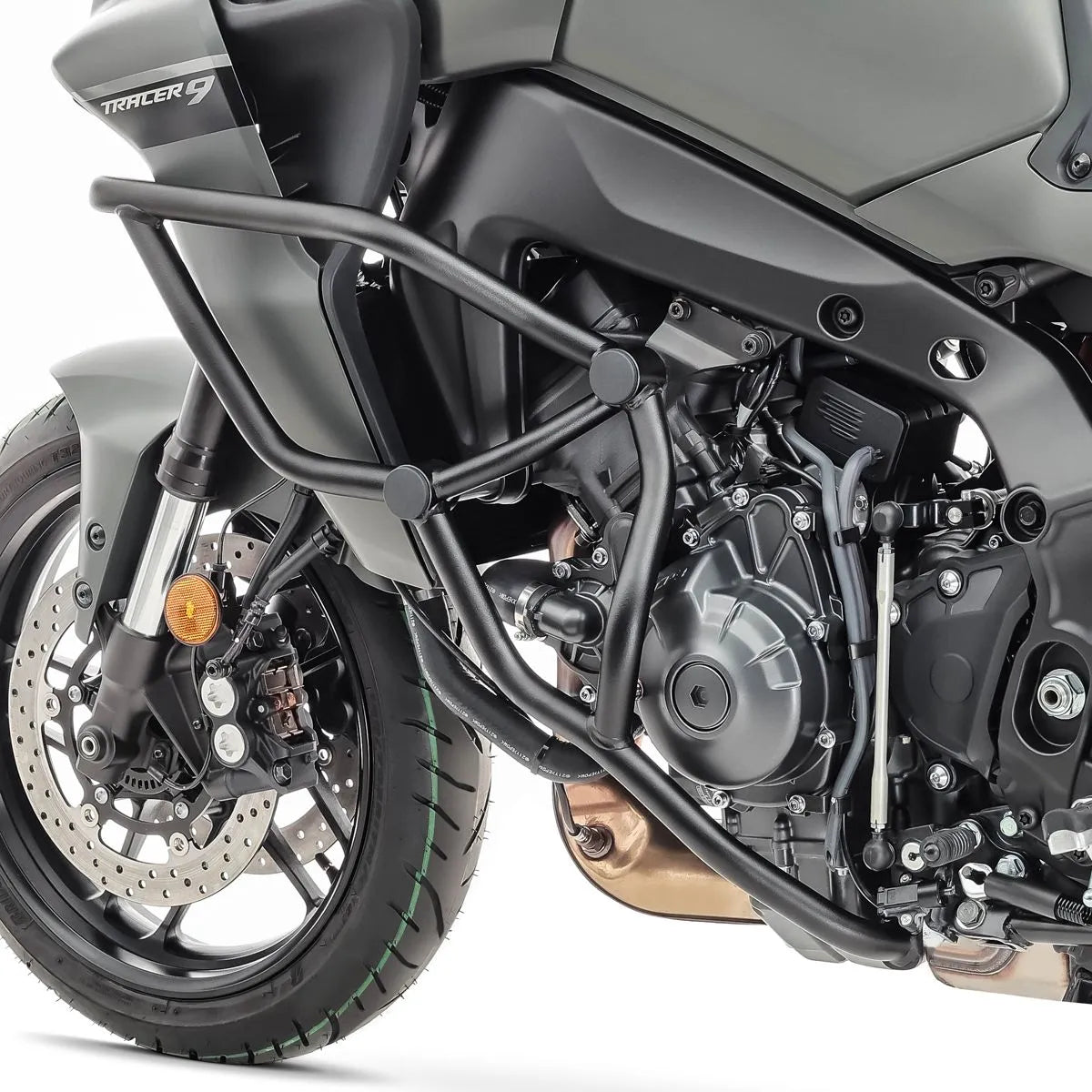 Crash bar pentru Yamaha Tracer 9 / GT 21-23, Complet, Negru Protectie motor