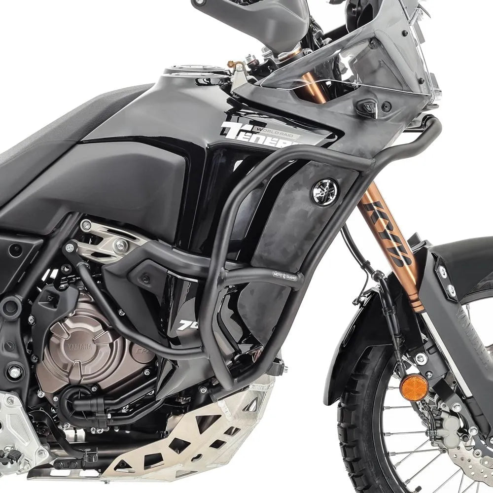 Crash bar pentru Yamaha Tenere 700 World Raid 22-24 , Partea de sus, Negru Protectie motor