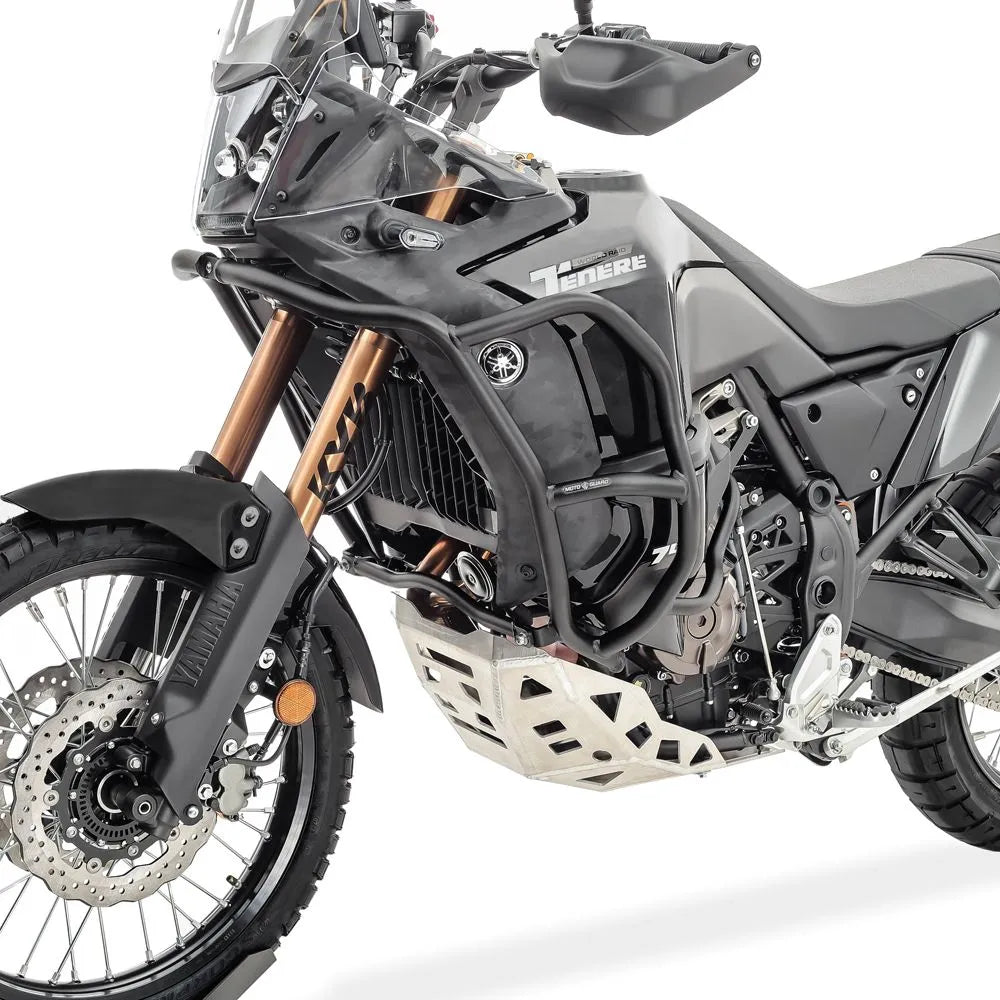 Crash bar pentru Yamaha Tenere 700 World Raid 22-24 , Partea de sus, Negru Protectie motor