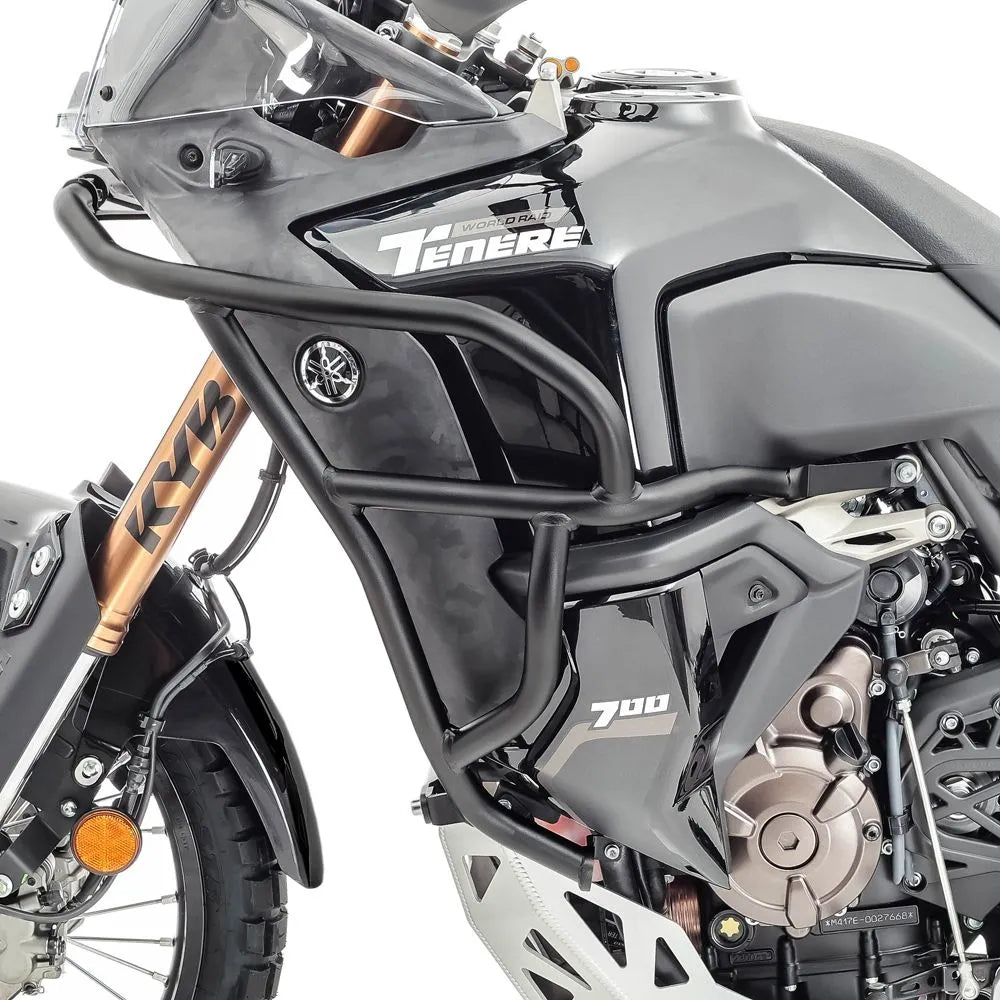 Crash bar pentru Yamaha Tenere 700 World Raid 22-23, Partea de sus, Negru Protectie motor