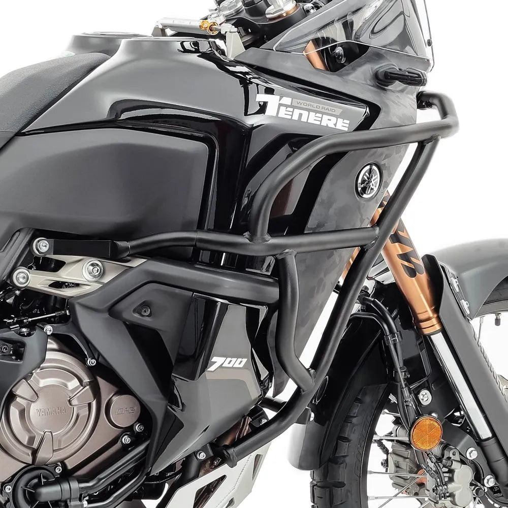 Crash bar pentru Yamaha Tenere 700 World Raid 22-23, Partea de sus, Negru Protectie motor