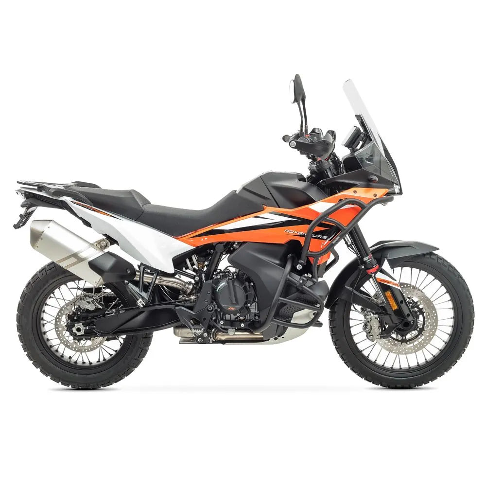 Crash bar pentru KTM 790 / 890 Adventure / R 23-24 Partea superioara, Negru Protectie motor