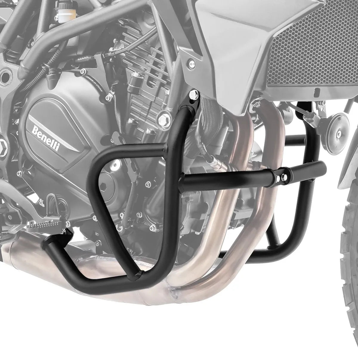 Crash bar pentru Benelli TRK 702 / X 23-24, Negru, Protecție motor
