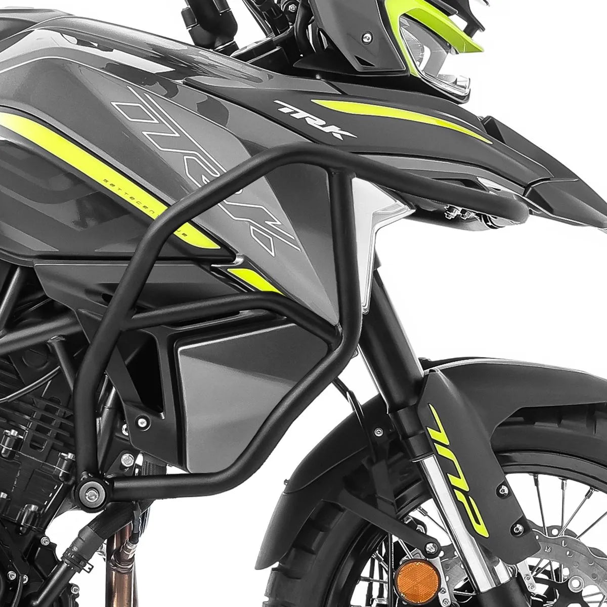Crash bar pentru Benelli TRK 702 / X 23-24, Negru, Protecție superioara