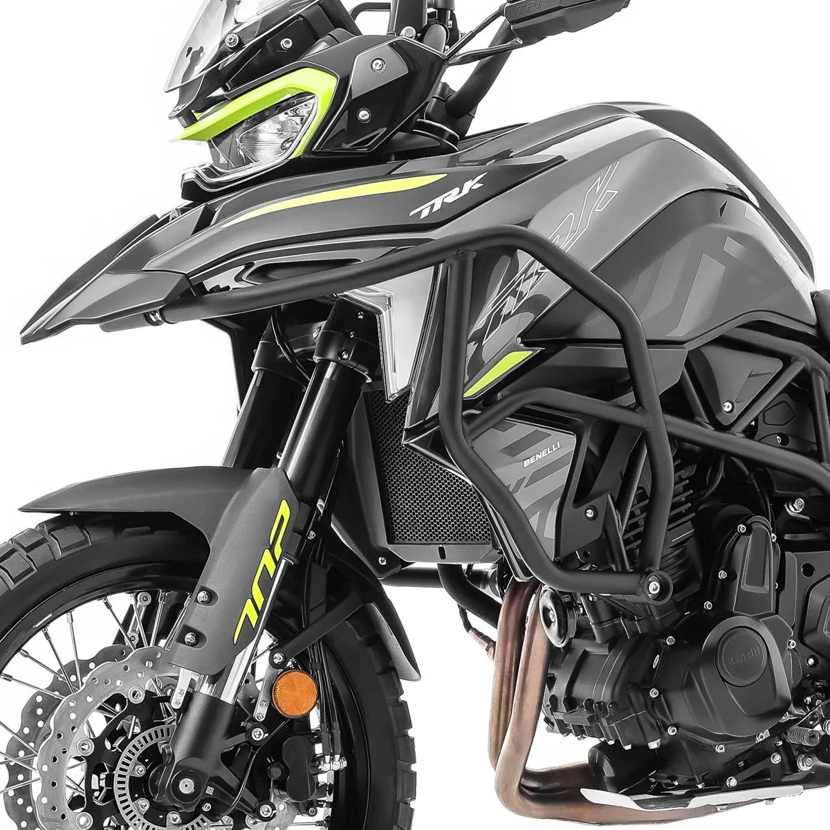 Crash bar pentru Benelli TRK 702 / X 23-24, Negru, Protecție superioara