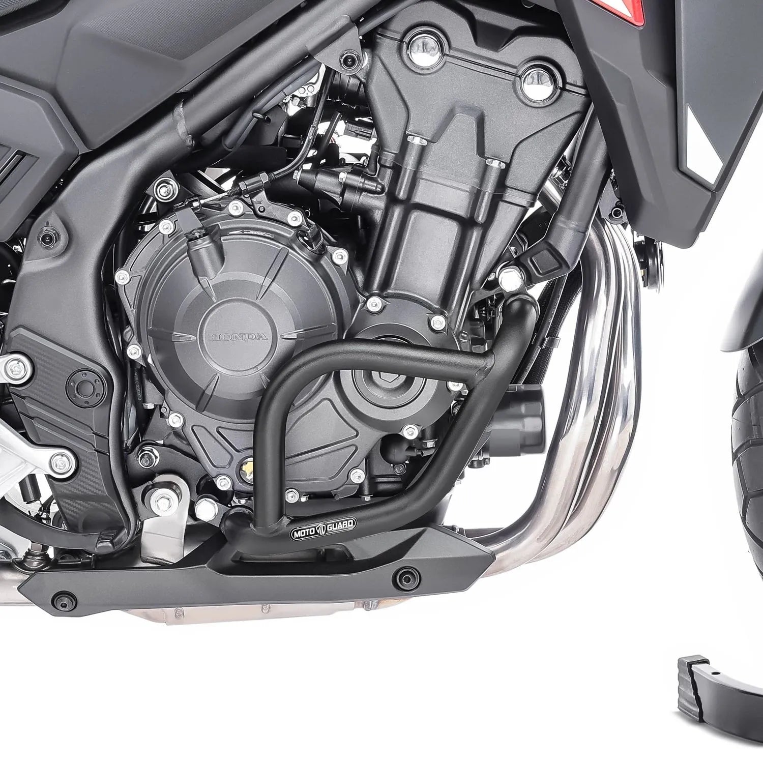 Crash bar pentru Honda NX 500 2024, Negru, Protecție inferioara
