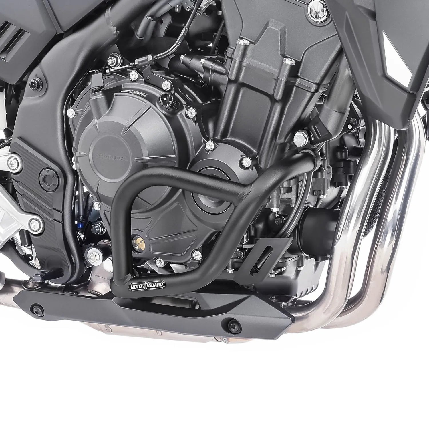 Crash bar pentru Honda NX 500 2024, Negru, Protecție inferioara
