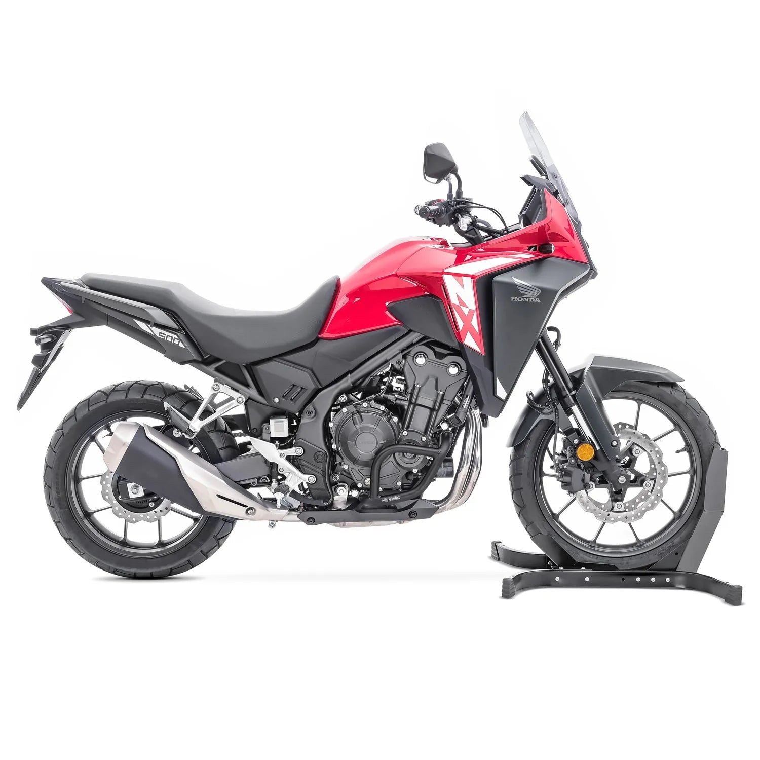 Crash bar pentru Honda NX 500 2024, Negru, Protecție inferioara